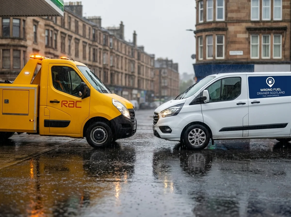 Dedicated wrong fuel drainer Glasgow