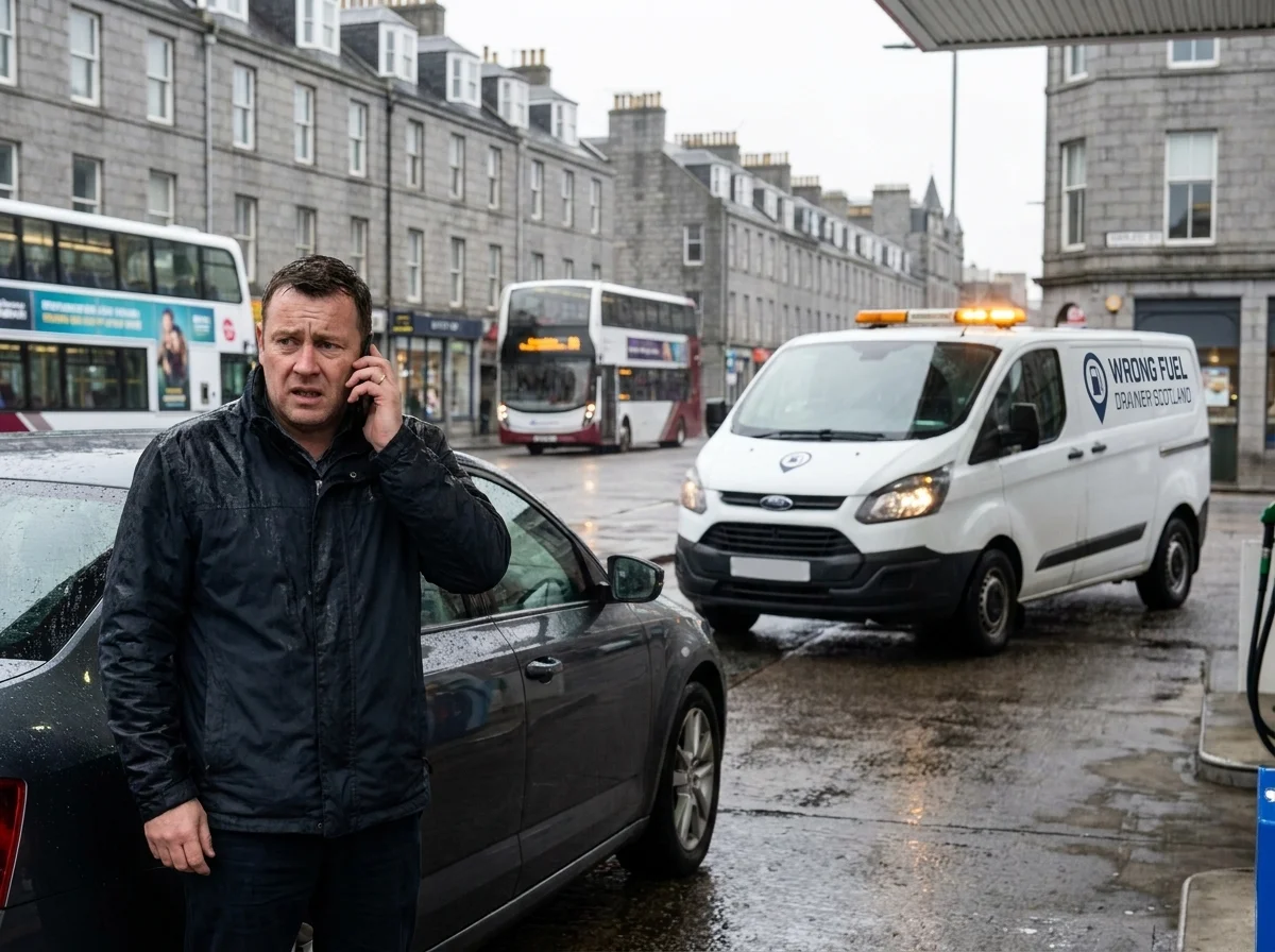 Wrong fuel Aberdeen city centre