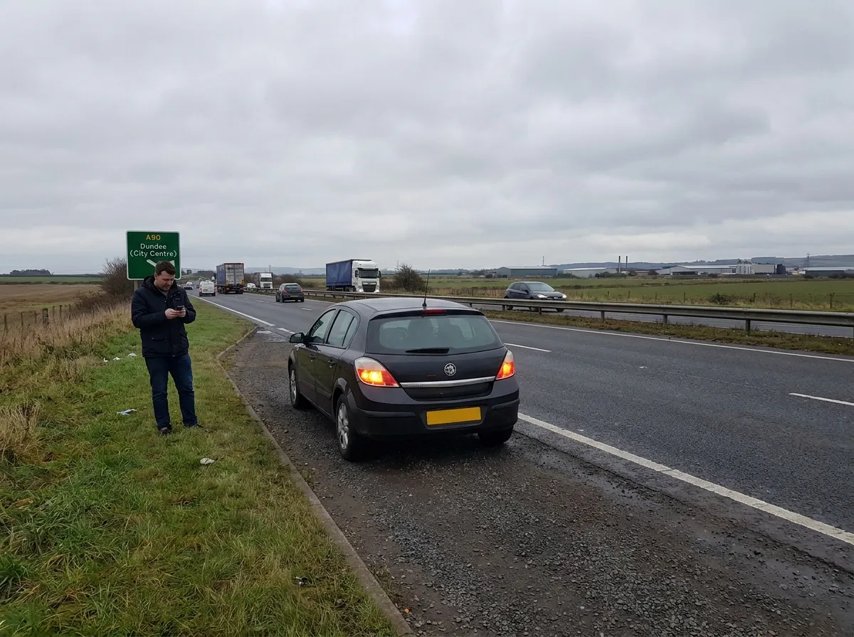 Dundee road guide Kingsway, city centre and the A92 Fife approach