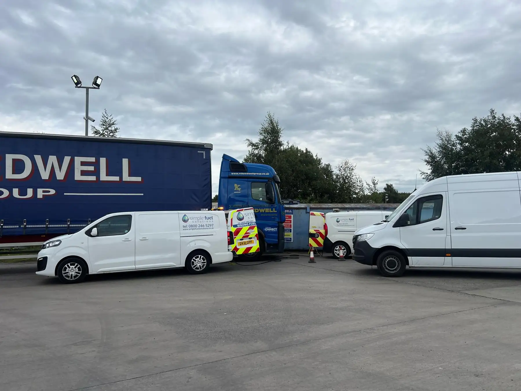 Petrol in Diesel Van Recovery